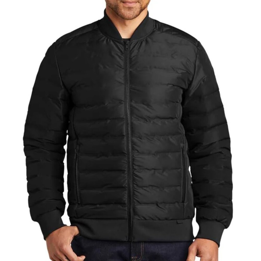 OGIO® Street Puffy Full-Zip Jacket Black Size L (New)